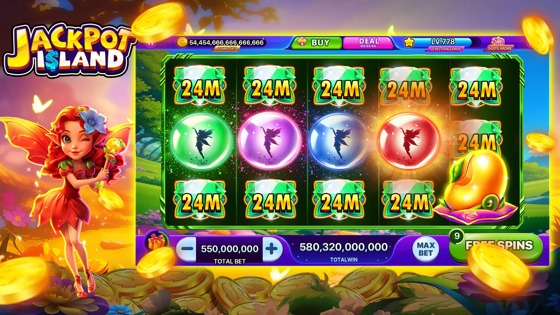 Jackpot Island Slots Machine Screenshot3