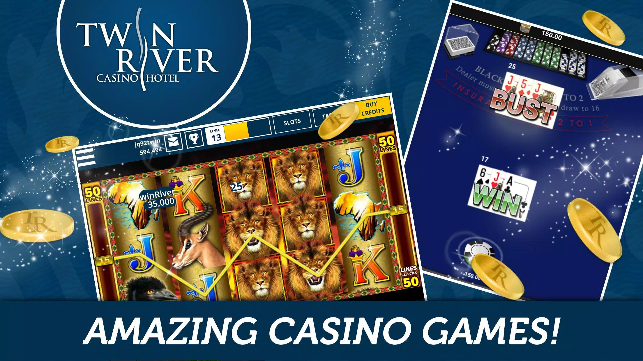 Twin River Social Casino Screenshot4