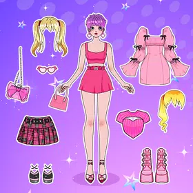 Sticker Doll Idol Dressup DIY Apk