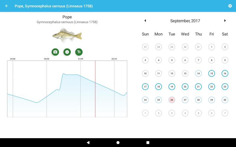 Fish Planet Calendar Screenshot8