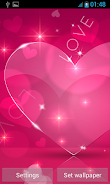 Love Hearts Live Wallpaper Screenshot2