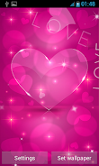 Love Hearts Live Wallpaper Screenshot1