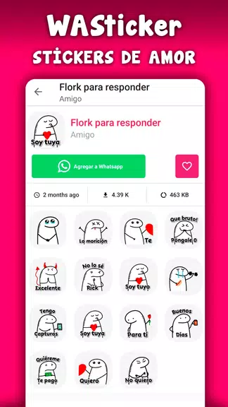 Stickers de amor - WASticker Screenshot4