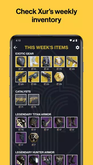 Xur Alert for Destiny 2 Screenshot1