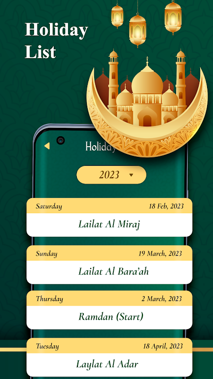 Hijri Islamic Calendar Screenshot7