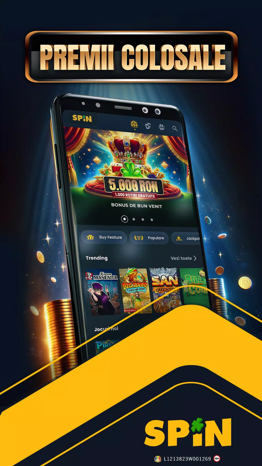 SPIN.ro Online Casino & Sports Screenshot2