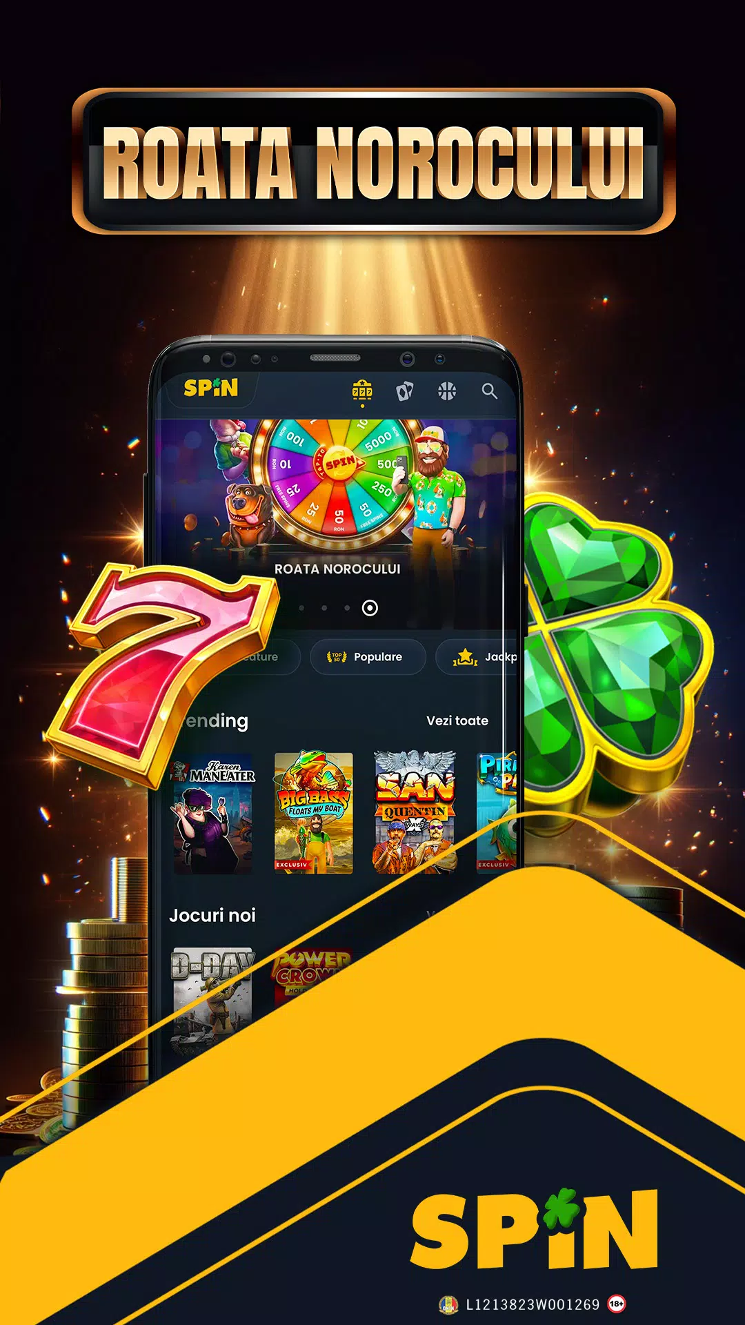 SPIN.ro Online Casino & Sports Screenshot1