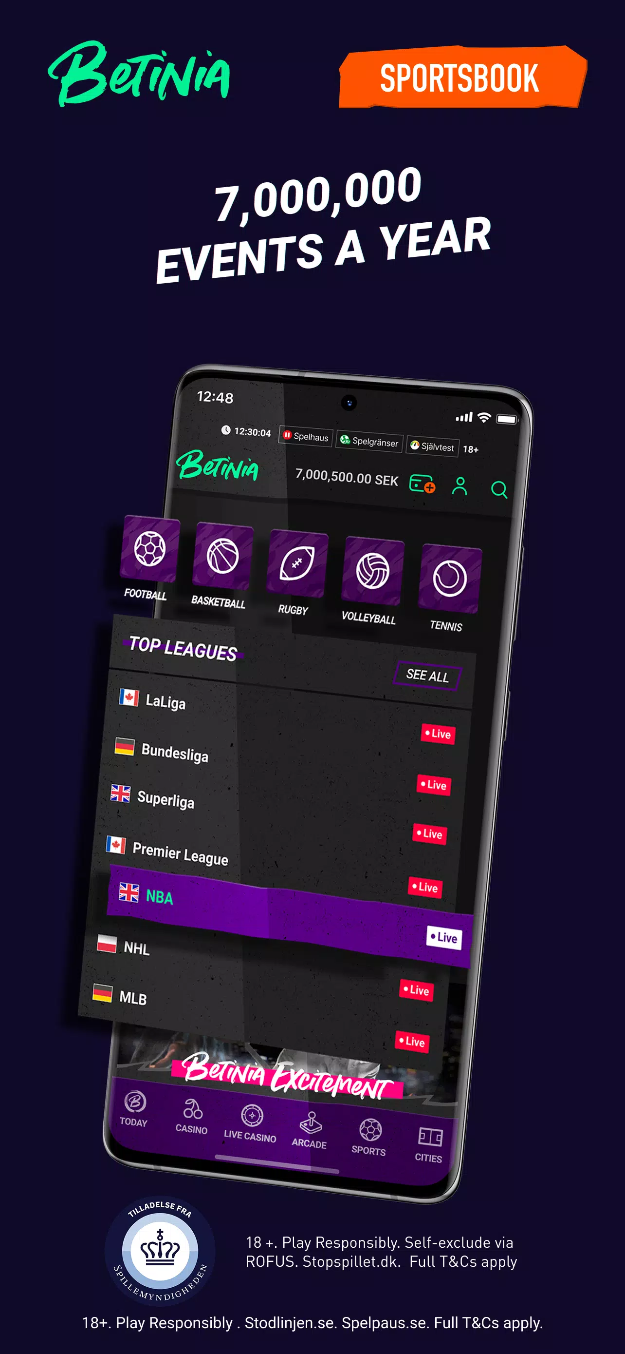 Betinia Sports Betting, Slots Screenshot2