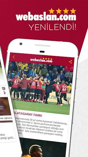 Webaslan - Galatasaray haber Screenshot2