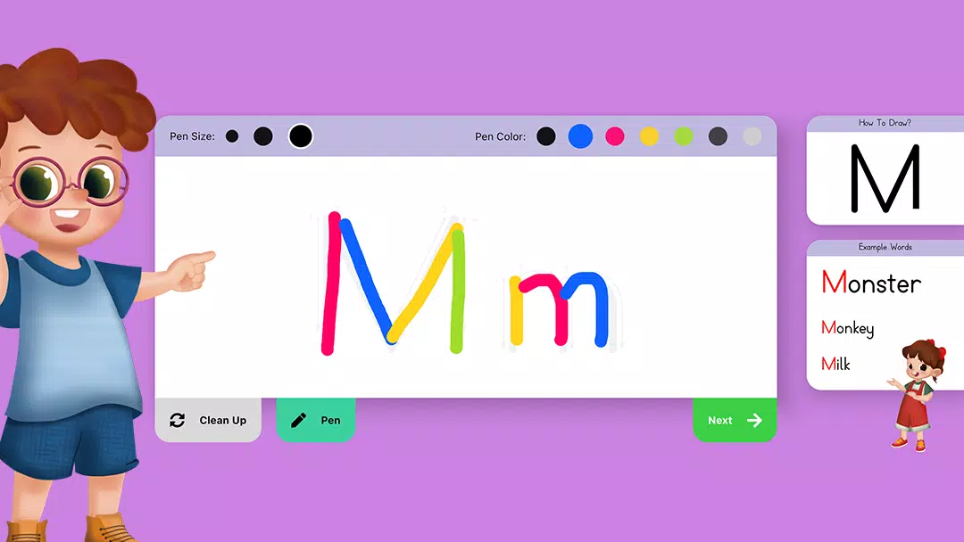 Alphabet - Learn by Drawing Screenshot3