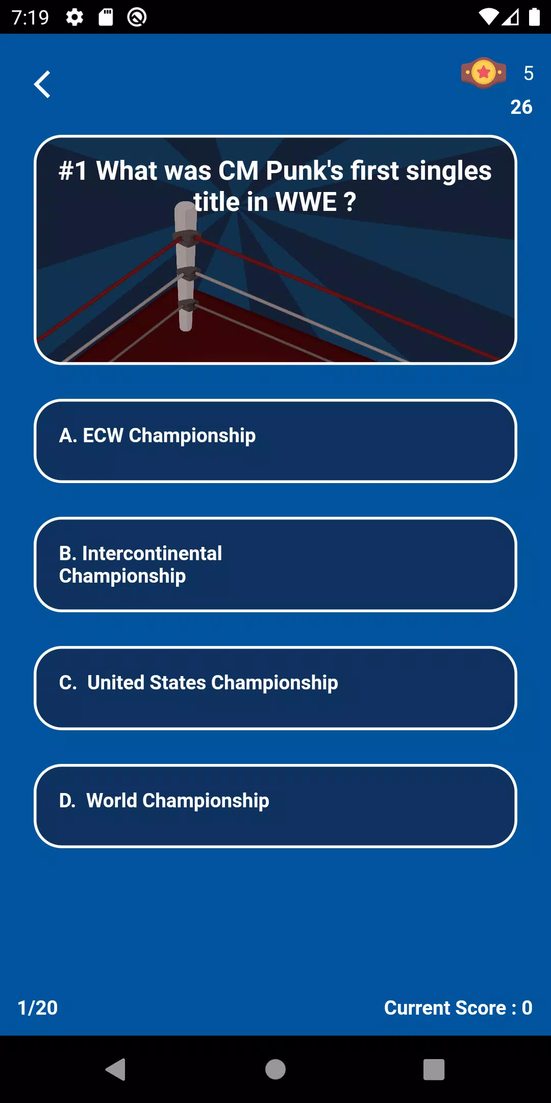 World Wrestling Trivia Screenshot4