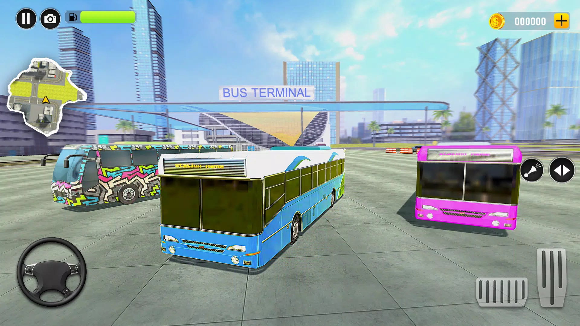City Bus Driving Games Pro Screenshot1
