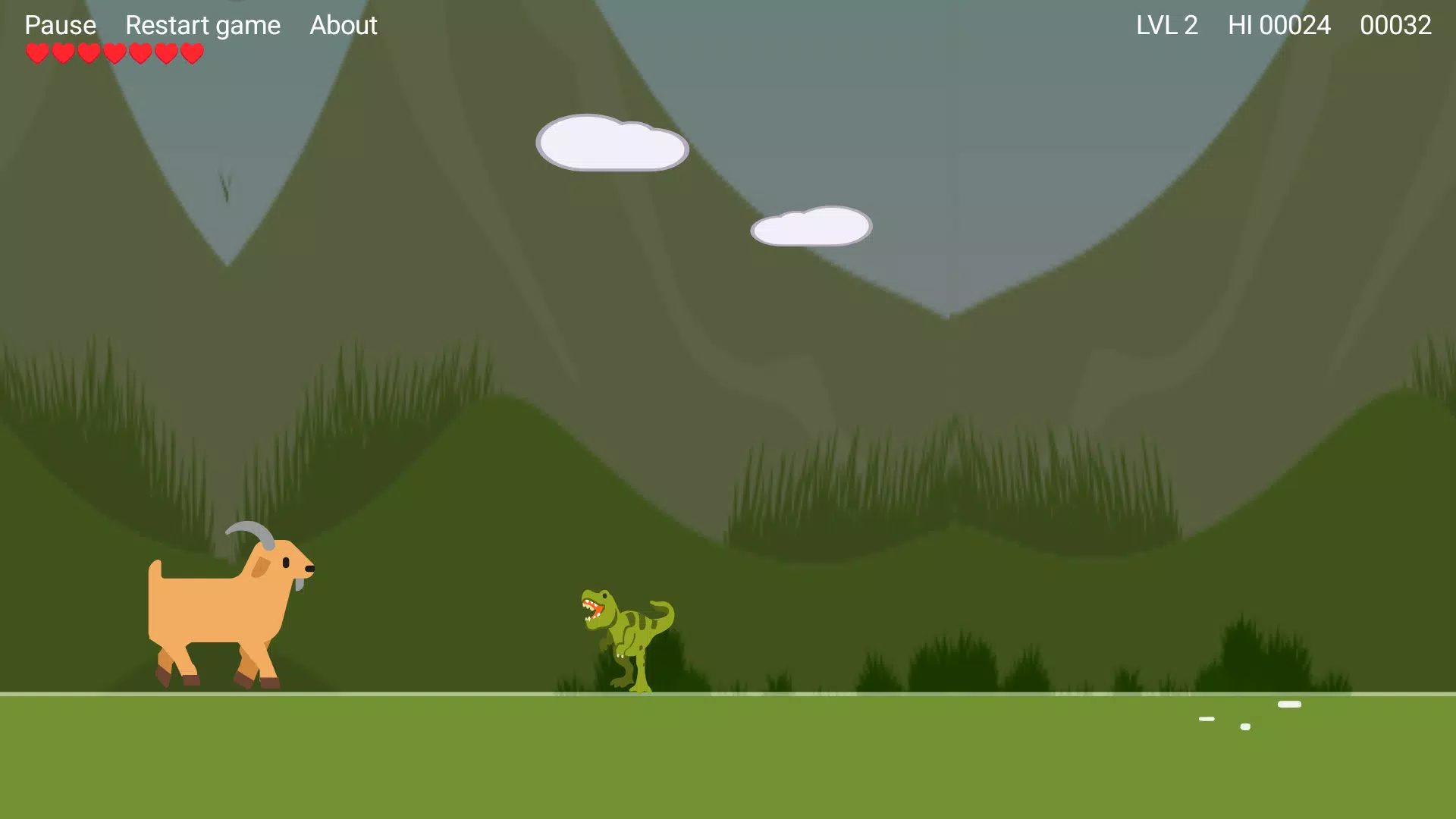 Goat Run Lite: Save the goat Screenshot1