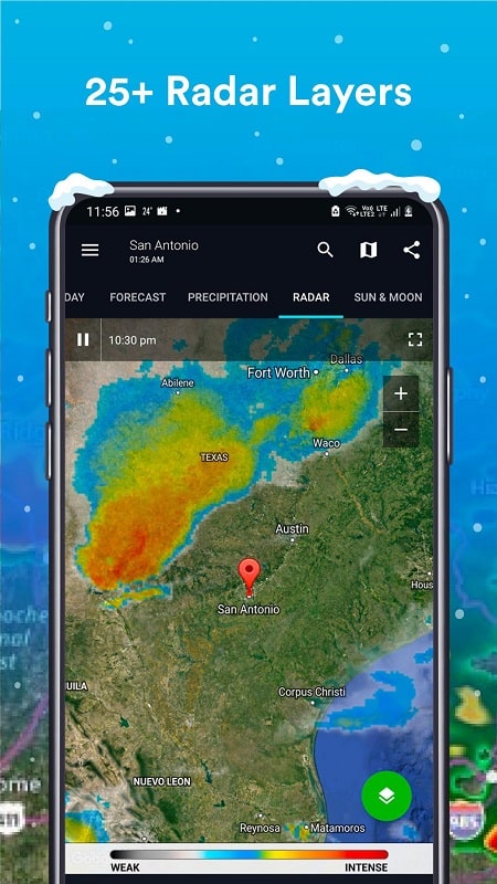 1Weather Forecasts & Radar Screenshot3