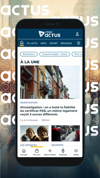 RTBF Actus Screenshot1