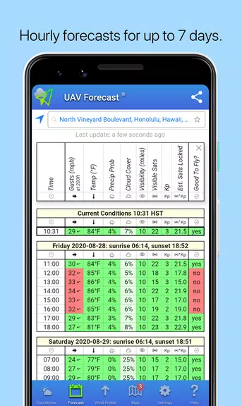 UAV Forecast for Drone Pilots Screenshot2