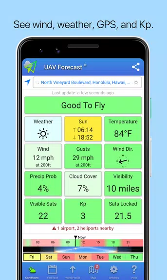 UAV Forecast for Drone Pilots Screenshot1