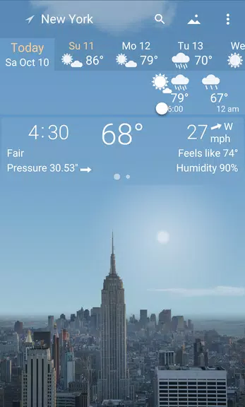 YoWindow Weather and wallpaper Screenshot1