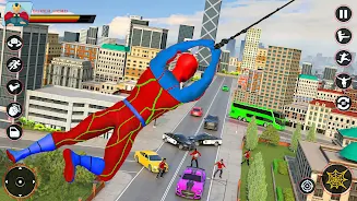 Spider Flying Rope Hero Games Screenshot1