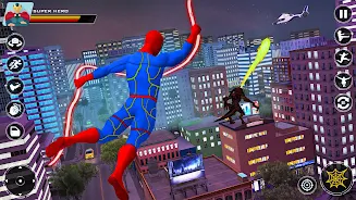 Spider Flying Rope Hero Games Screenshot10