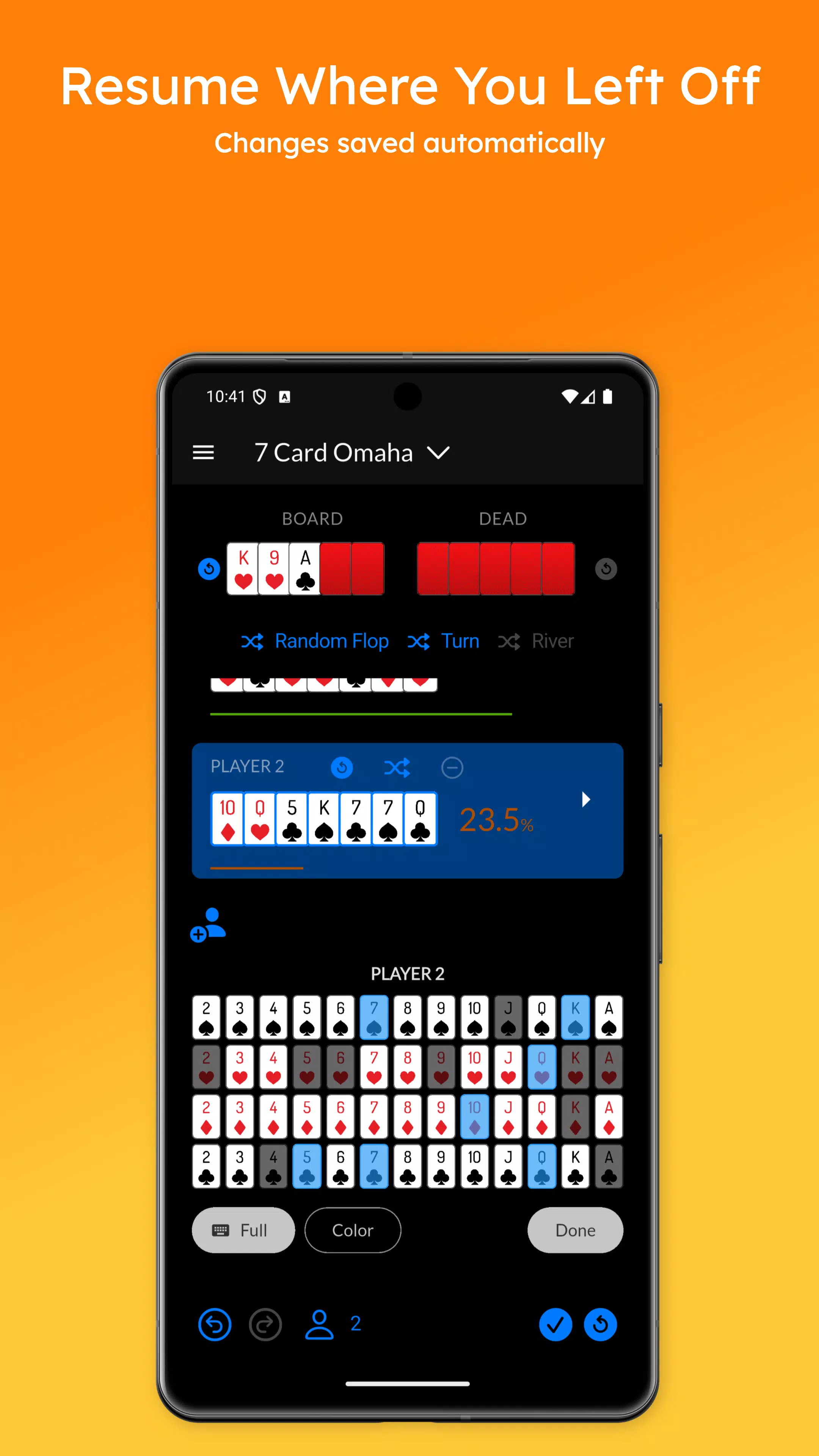 Poker Geek Odds Pro Screenshot4