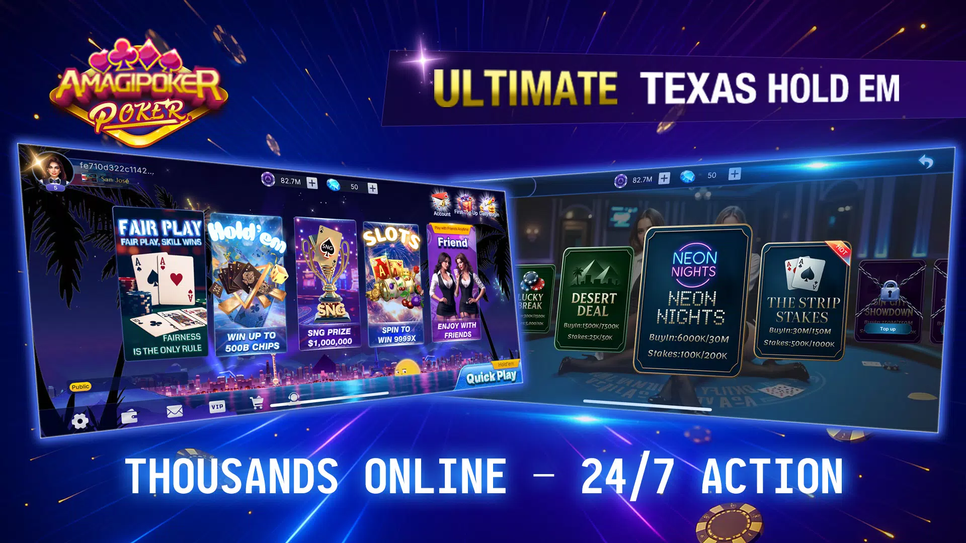 Amagi poker-Texas Holdem Game Screenshot1