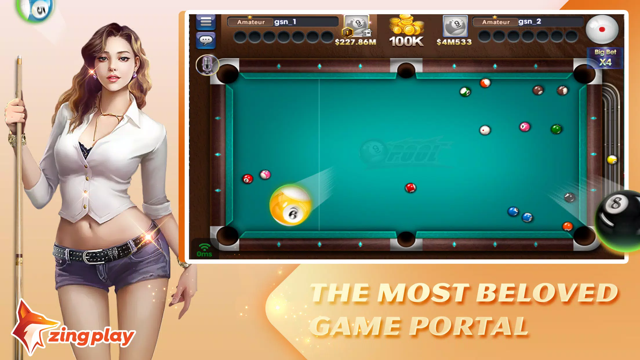 ZingPlay Games Pool & Casual Screenshot2