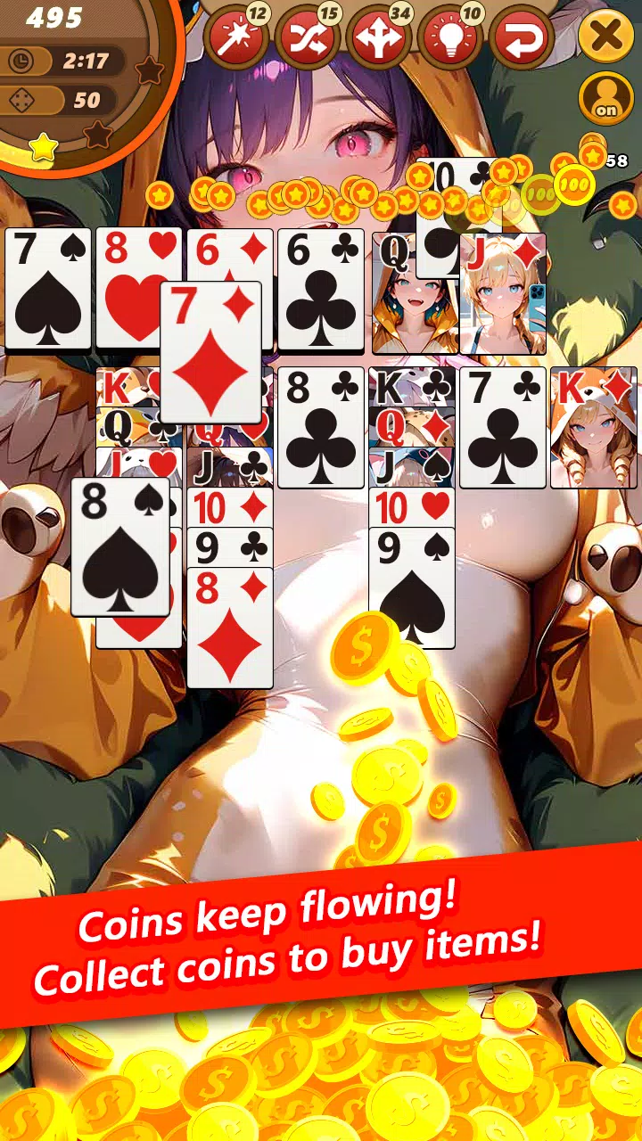 Solitaire Costume Girls Screenshot3