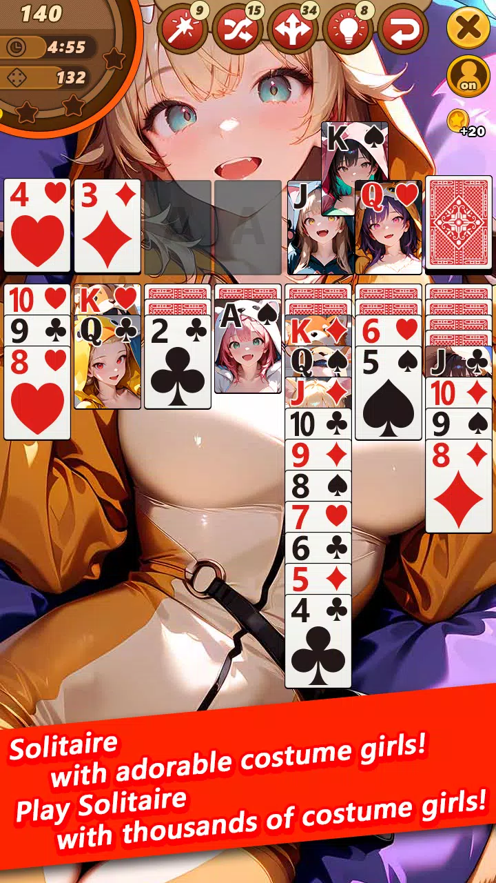 Solitaire Costume Girls Screenshot2