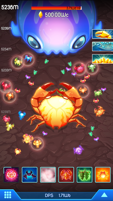 Crab War: Idle Swarm Evolution Screenshot1