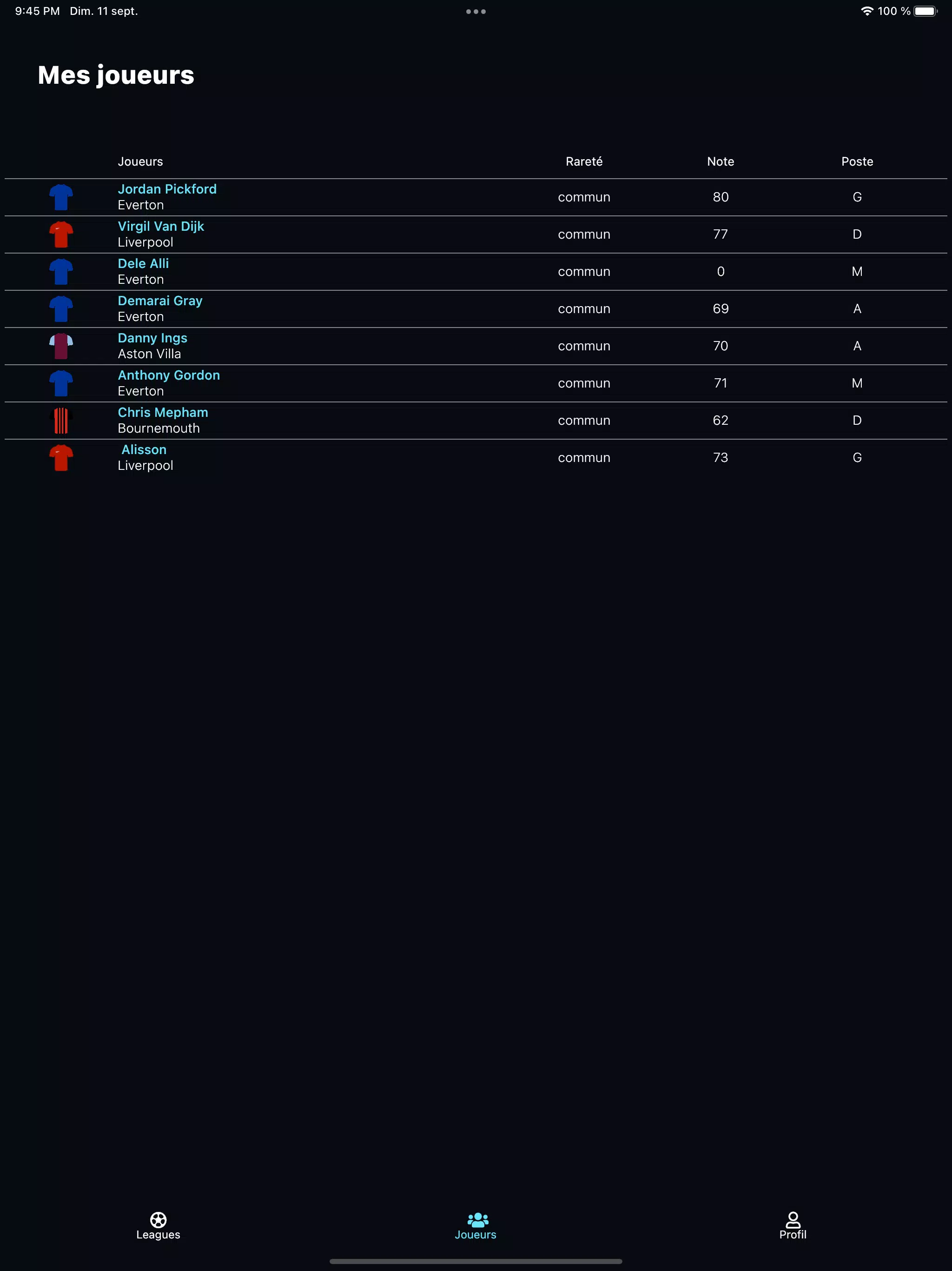 SporTheos Fantasy Football Screenshot8
