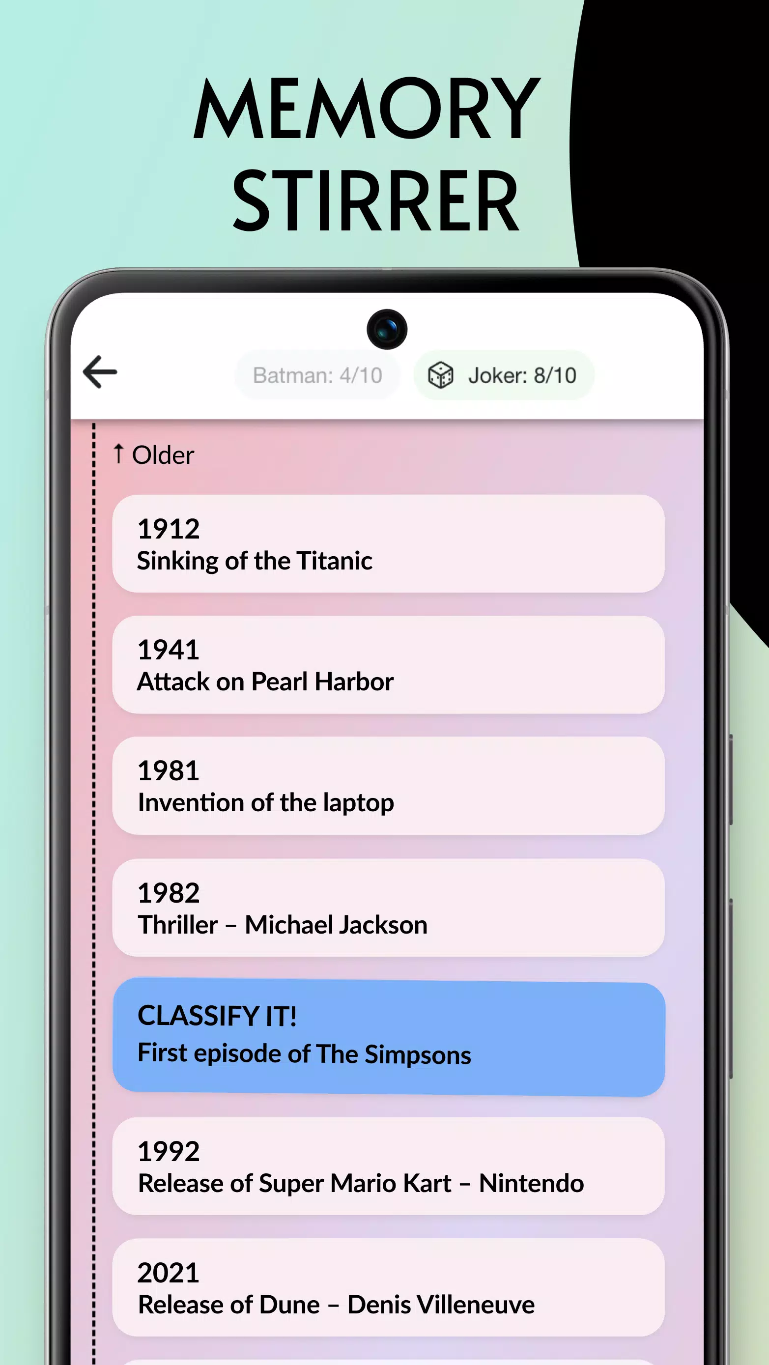 Timeline Quiz - Junban Screenshot7