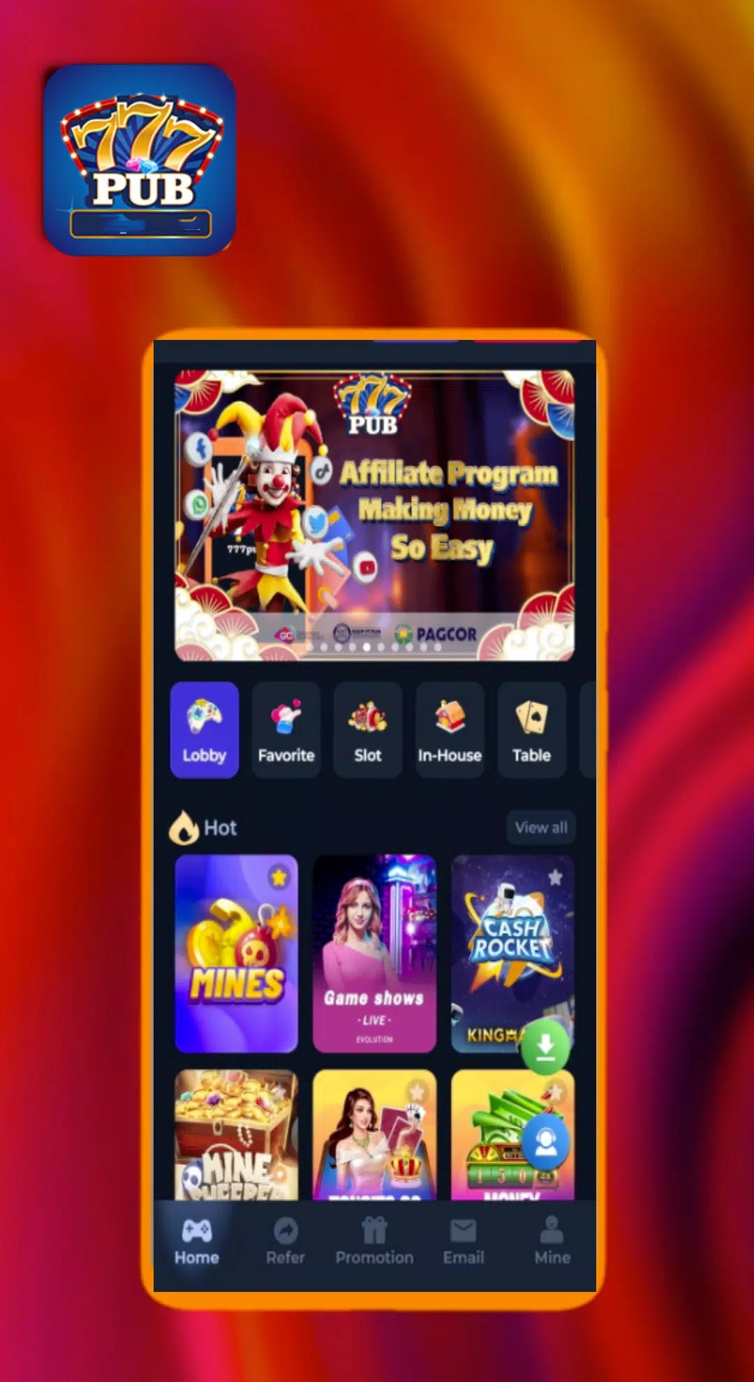 777 Pub Casino Online Games Screenshot2