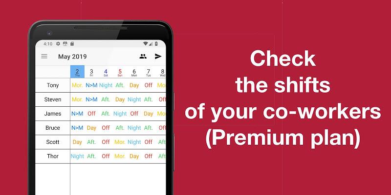 Shift Work Calendar Screenshot3