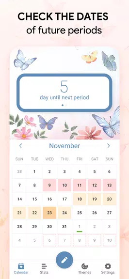 Period Tracker & Ovulation Screenshot1