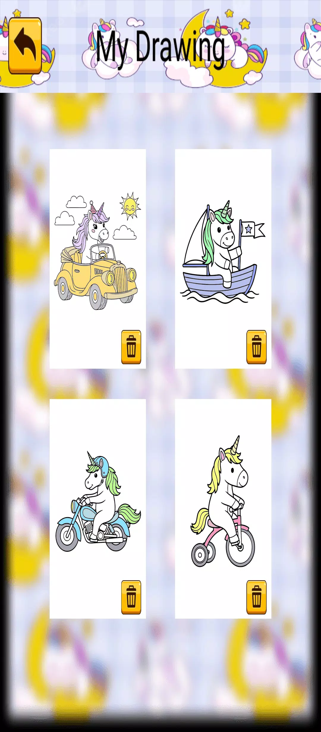 Cute Unicorn Coloring Screenshot8