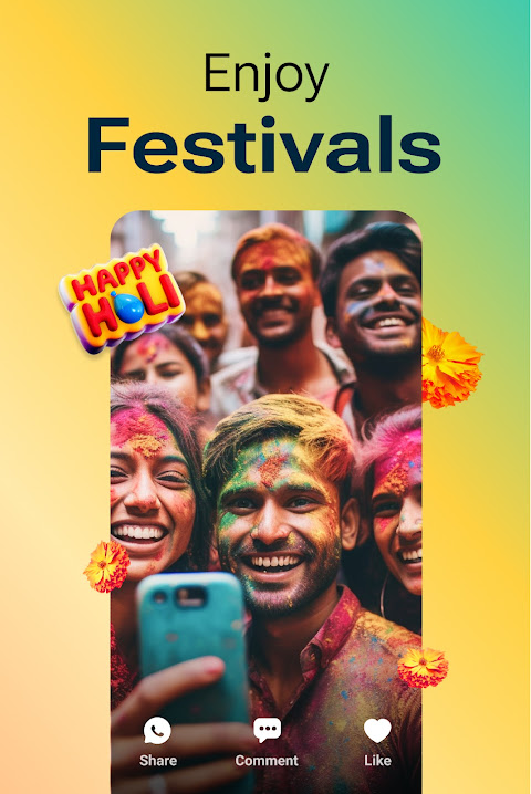 ShareChat Trends Videos & Live Screenshot6