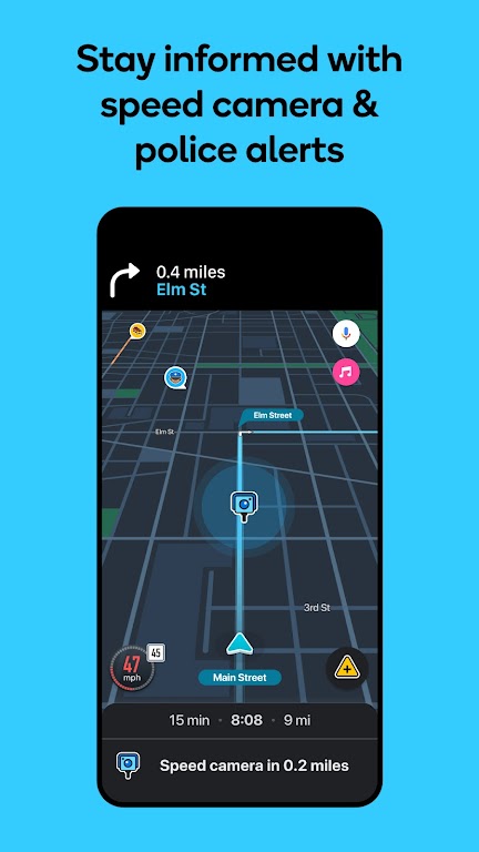 Waze Navigation & Live Traffic Screenshot3