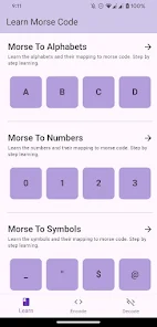Learn Morse - Offline Screenshot1